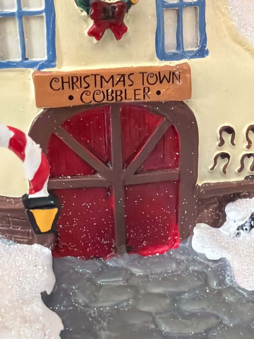Hawthorne Village Rudolph Collection Christmas Town Cobbler NEW Vintage - Picture 12 of 17